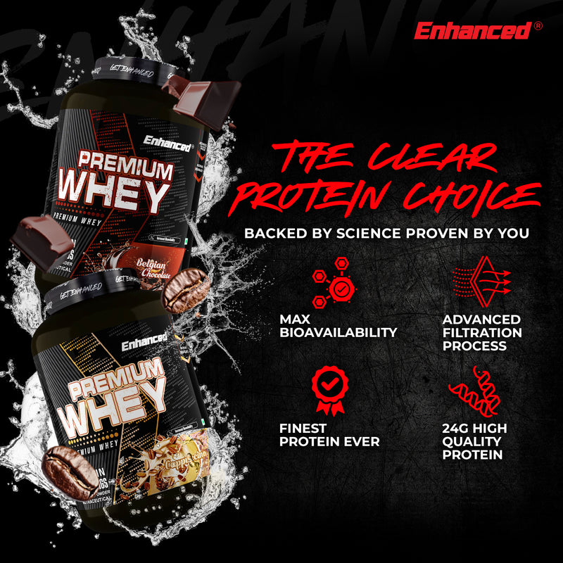 Enhanced Premium Whey + Free Shaker