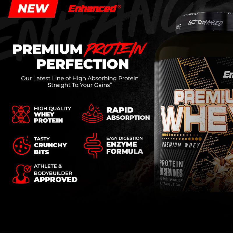 Enhanced Premium Whey + Free Shaker