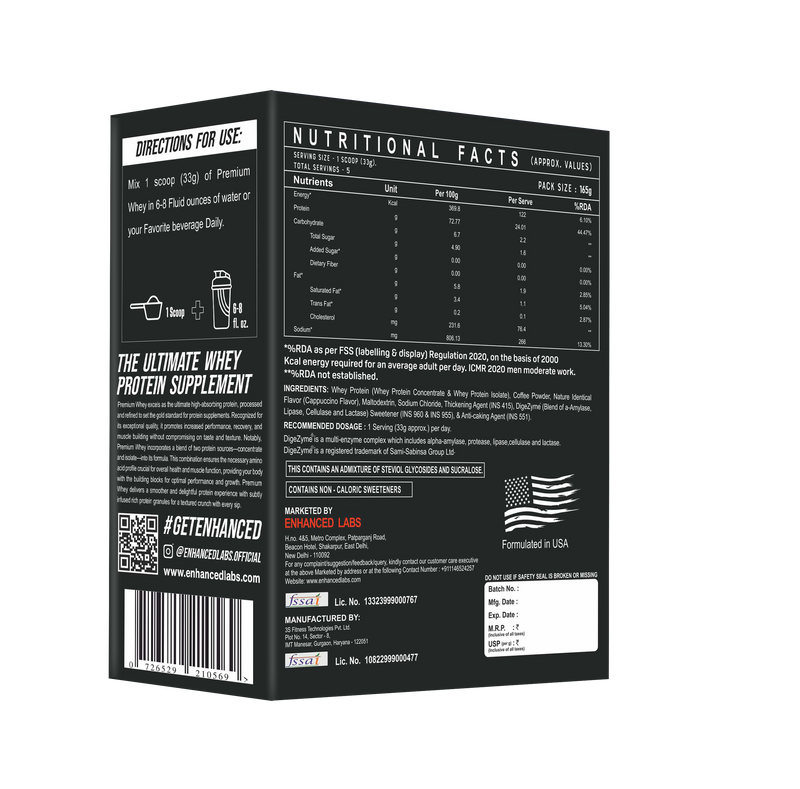 Enhanced Premium Whey - Pack of 5